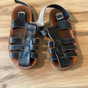 Freshly Picked, leather sandals, size 10